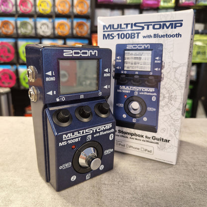 Pre-Owned Zoom MS-100BT MultiStomp Guitar Pedal with Bluetooth
