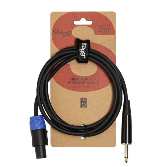 Stagg SSP2SP15 2m-1.5 / 6ft 16GA Speakon to Jack Speaker Cable