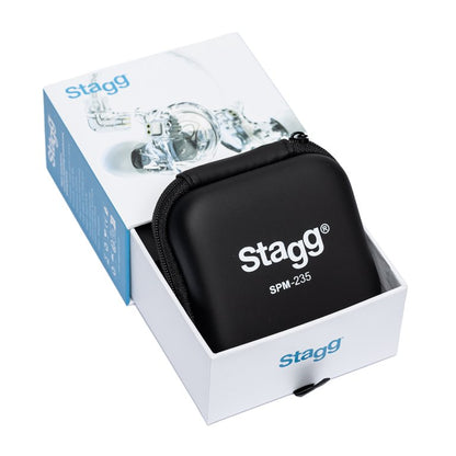 Stagg SPM-235 TR 2-Driver In-Ear Monitors - Transparent