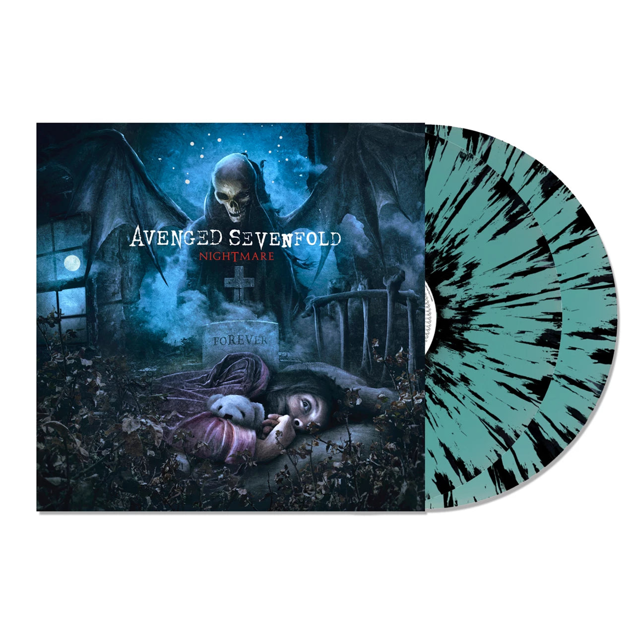 Avenged Sevenfold - Nightmare (Electric Blue &amp; Black Splatter) Vinyl