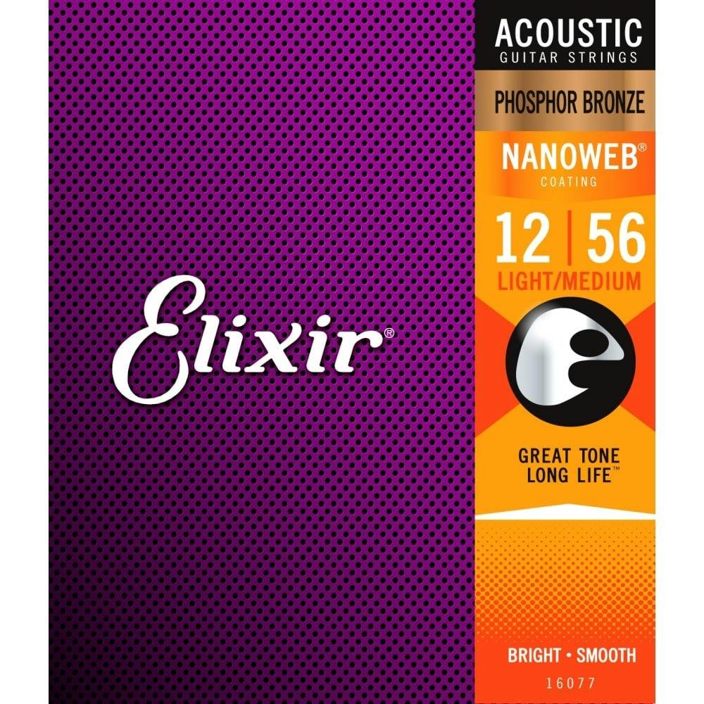 Elixir Nano Phosphor Bronze Acoustic Light/Medium 12-56
