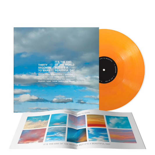 30 Seconds To Mars - Its The End Of The World But Its A Beautiful Day (Limited Edition Orange Opaque) Vinyl