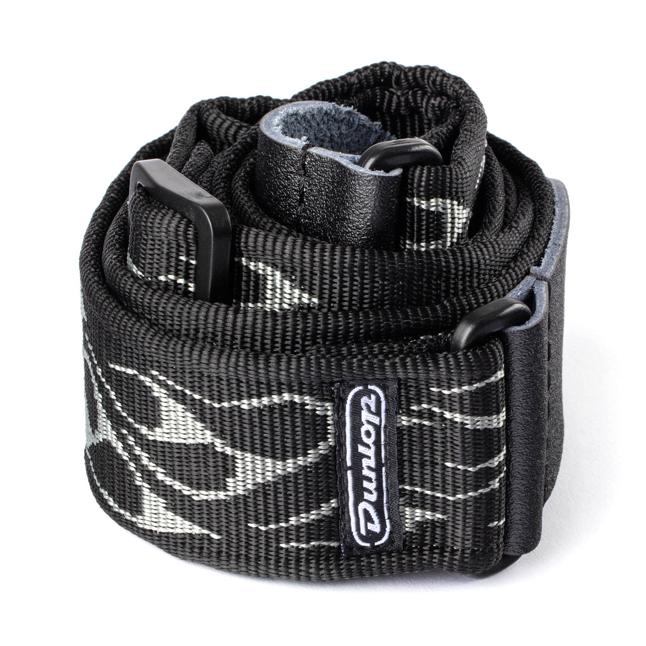 Dunlop Strap - D38-11GY Flambe Grey Rolled Up