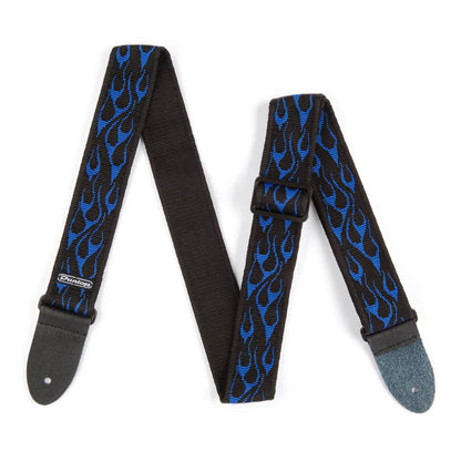 Dunlop Strap - D38-11BL Flambe Blue
