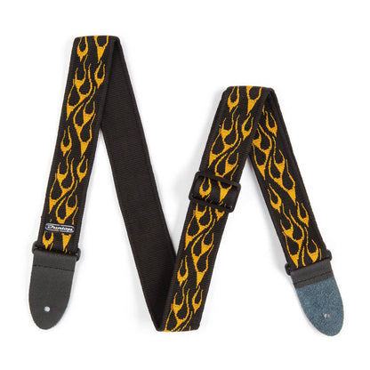 Dunlop Strap - D38-11OY Flambe Orange Yellow