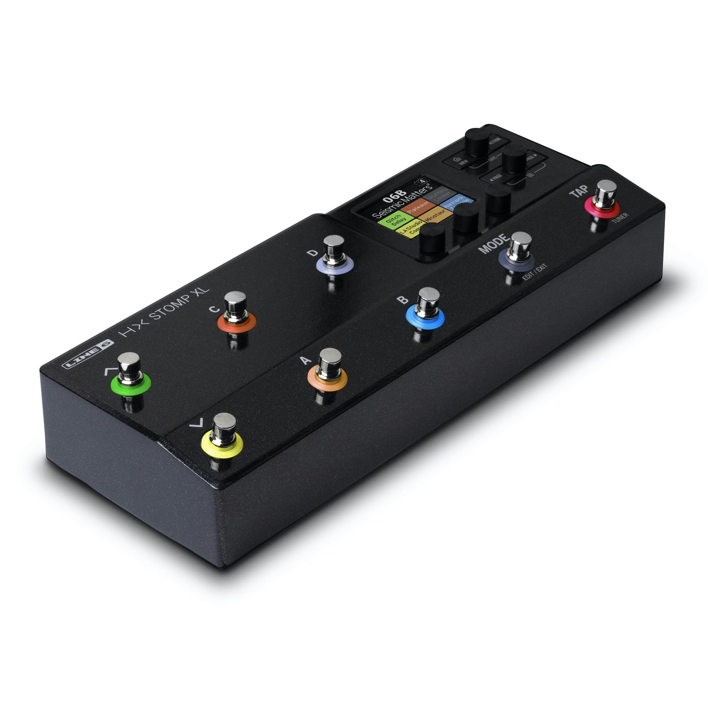 Line 6 HX Stomp XL Multi Effects Processor & Amp Modeller Angled