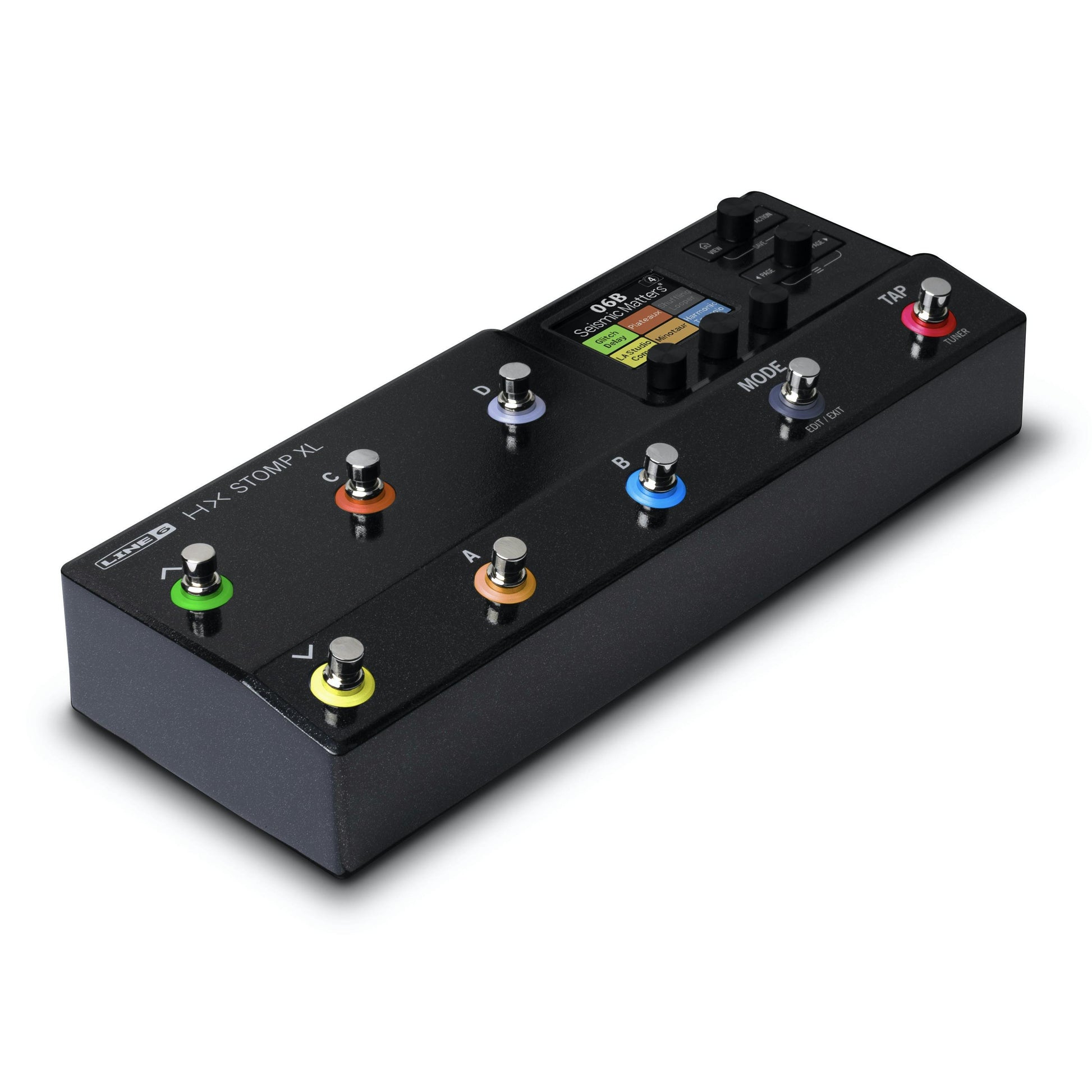 Line 6 HX Stomp XL Multi Effects Processor & Amp Modeller Angled