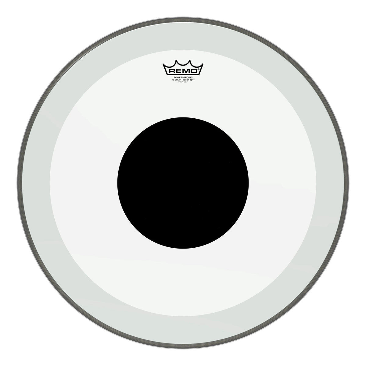 Remo Powerstroke 3 Clear Bass Drum Head + Dot - 20"