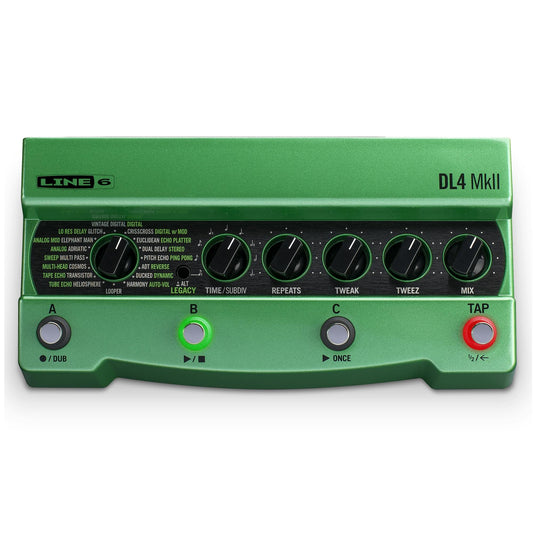 Line 6 DL4 MkII Little Green Time Machine Delay pedal