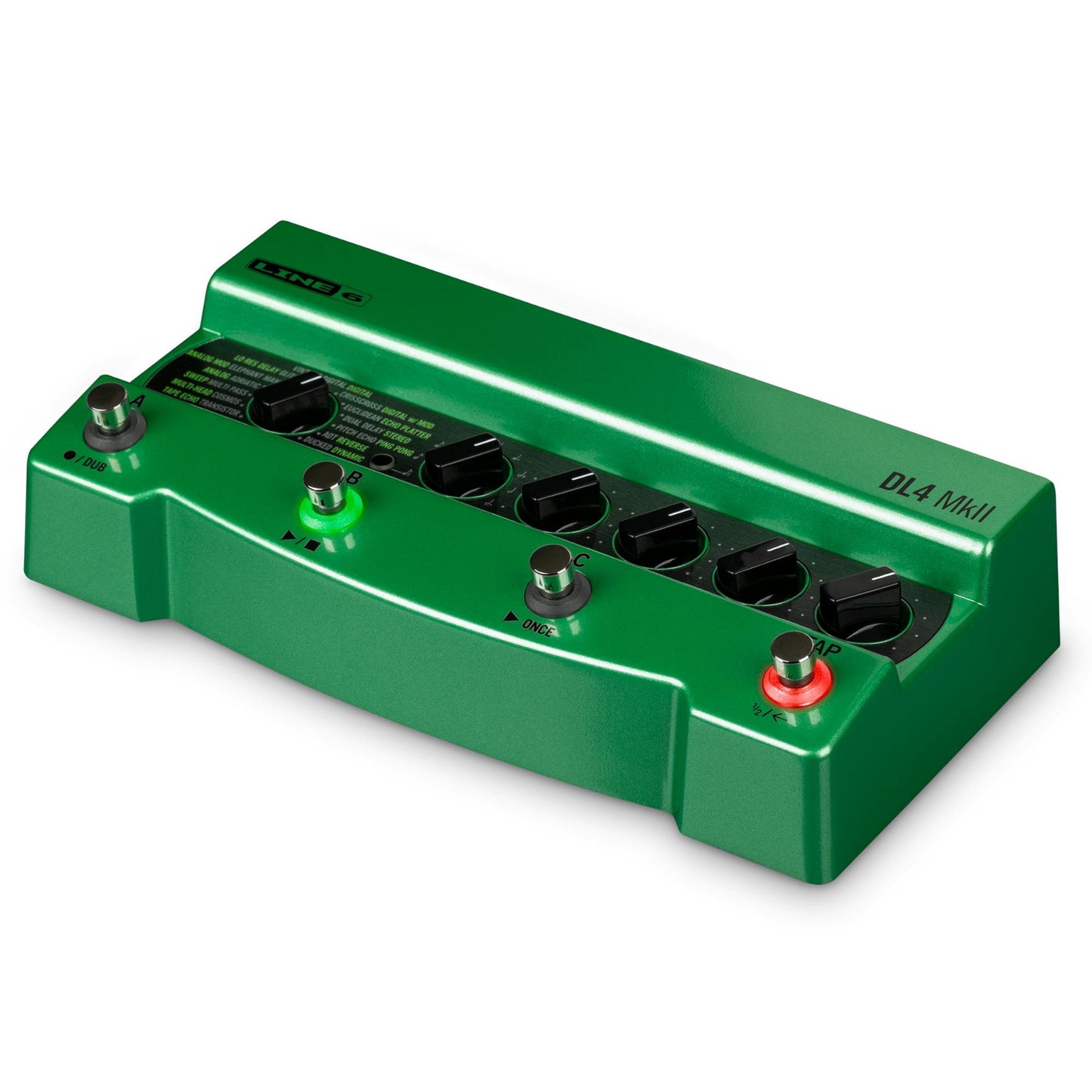 Line 6 DL4 MkII Little Green Time Machine Delay pedal Side