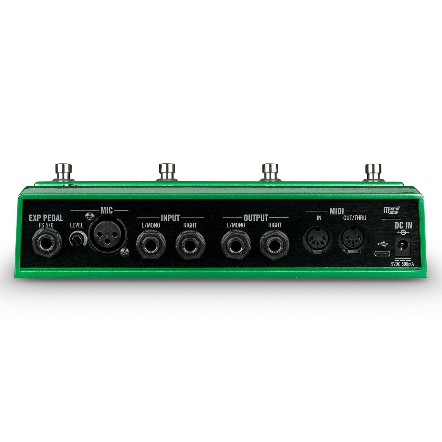 Line 6 DL4 MkII Little Green Time Machine Delay pedal Back