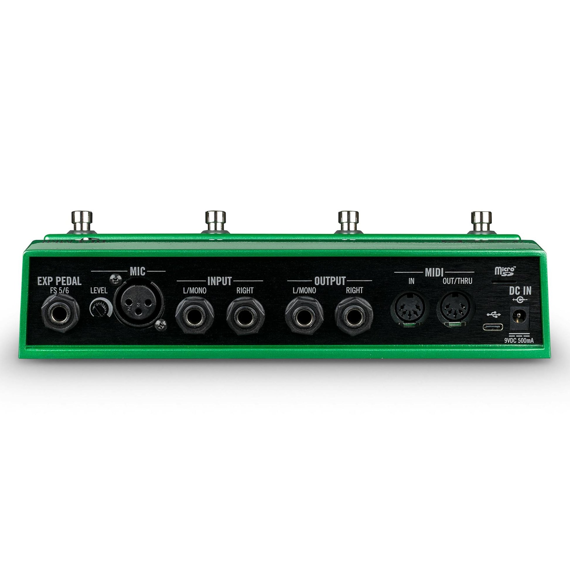 Line 6 DL4 MkII Little Green Time Machine Delay pedal Back