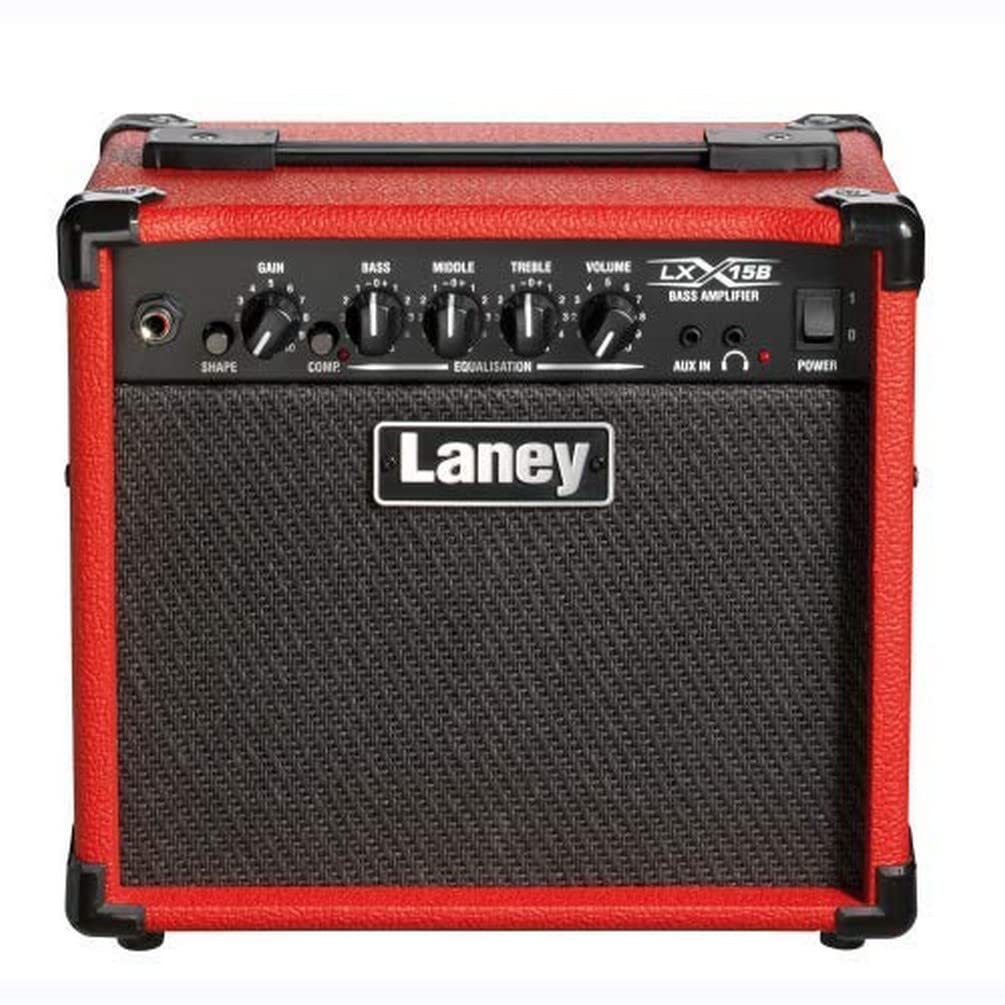 Laney LX15B 15w Bass Guitar Combo - Red