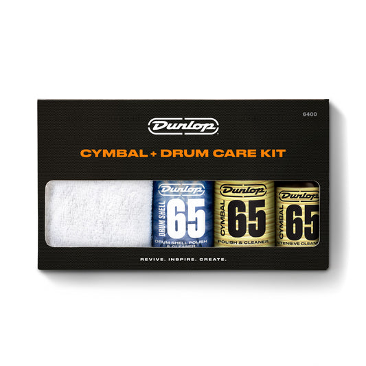 Dunlop System 65 Maintenance Cymbal & Drum Care Kit Front