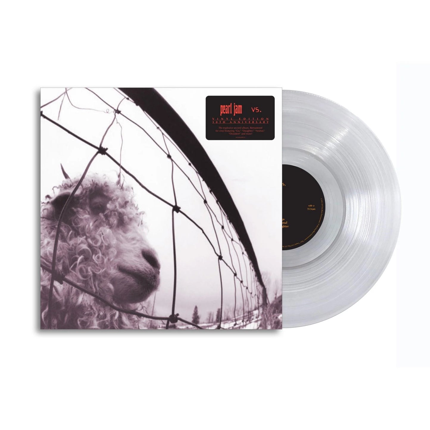 Pearl Jam - Vs. (30th Anniversary Clear) Vinyl