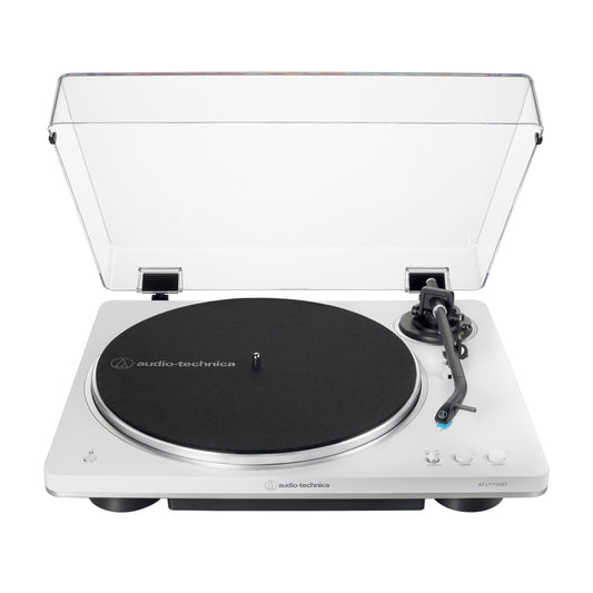 Audio-Technica AT-LP70XBT Automatic Wireless Belt-Drive Turntable - White/Silver