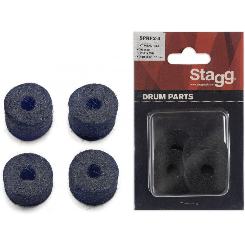 Stagg SPRF2-4 Hi Hat Clutch Felt Washer - 4 Pack