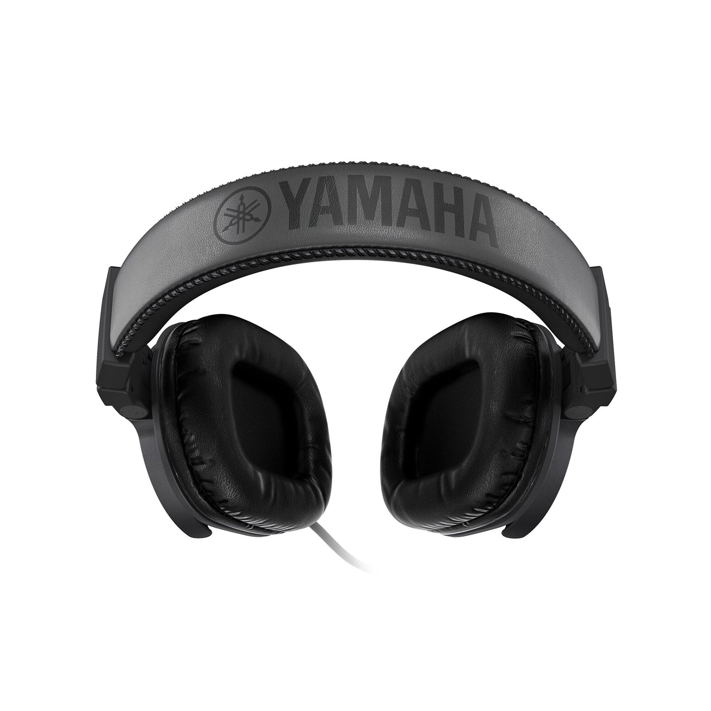 Yamaha HPH-MT5 Black Yamaha headphones on a white background