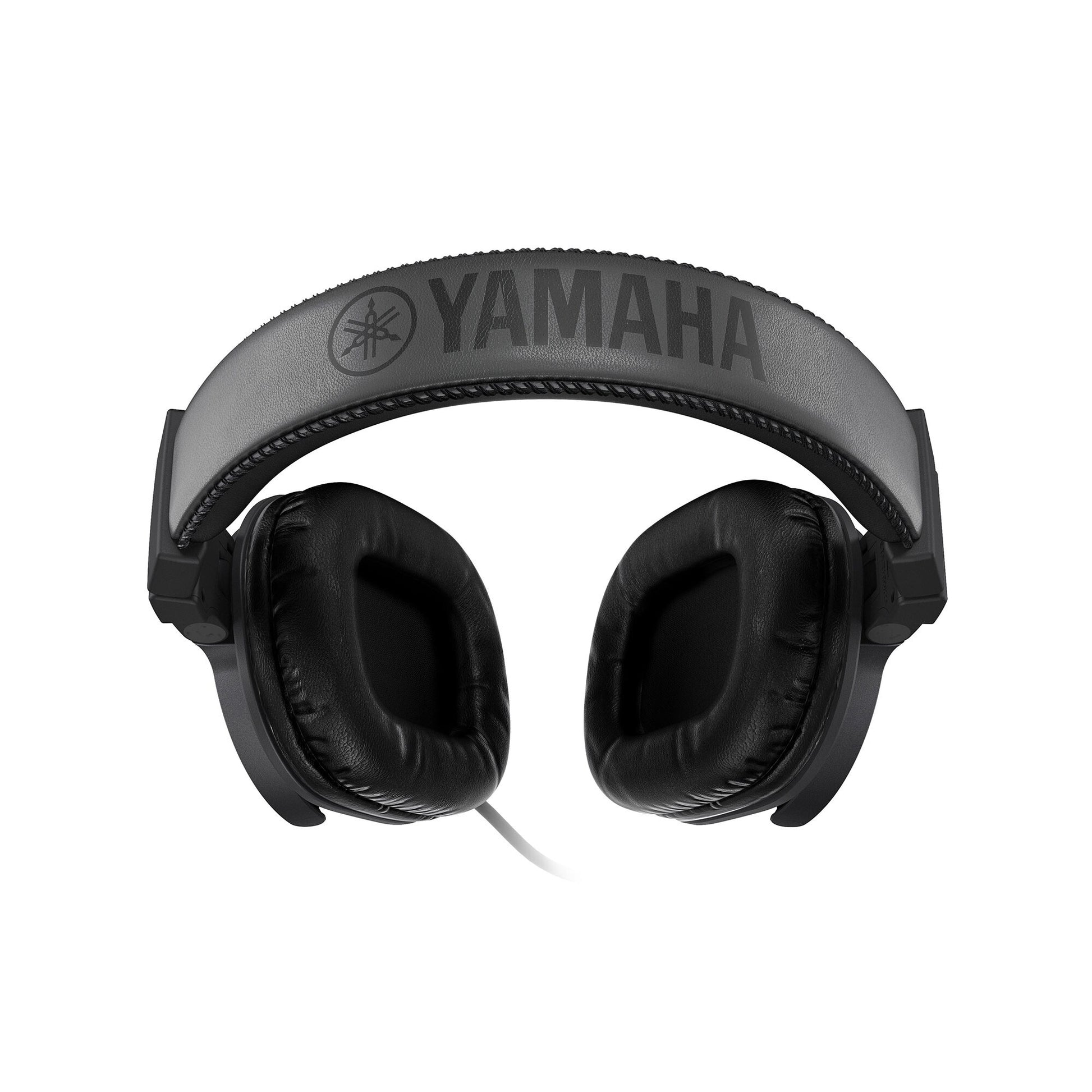 Yamaha HPH-MT5 Black Yamaha headphones on a white background