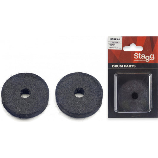 Stagg SPRF3-2 Hi Hat Seat Felt Washer - 2 Pack
