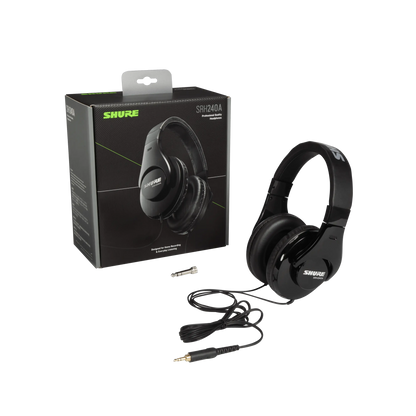 Shure SRH240A-BK-EFS Professional Quality Headphones