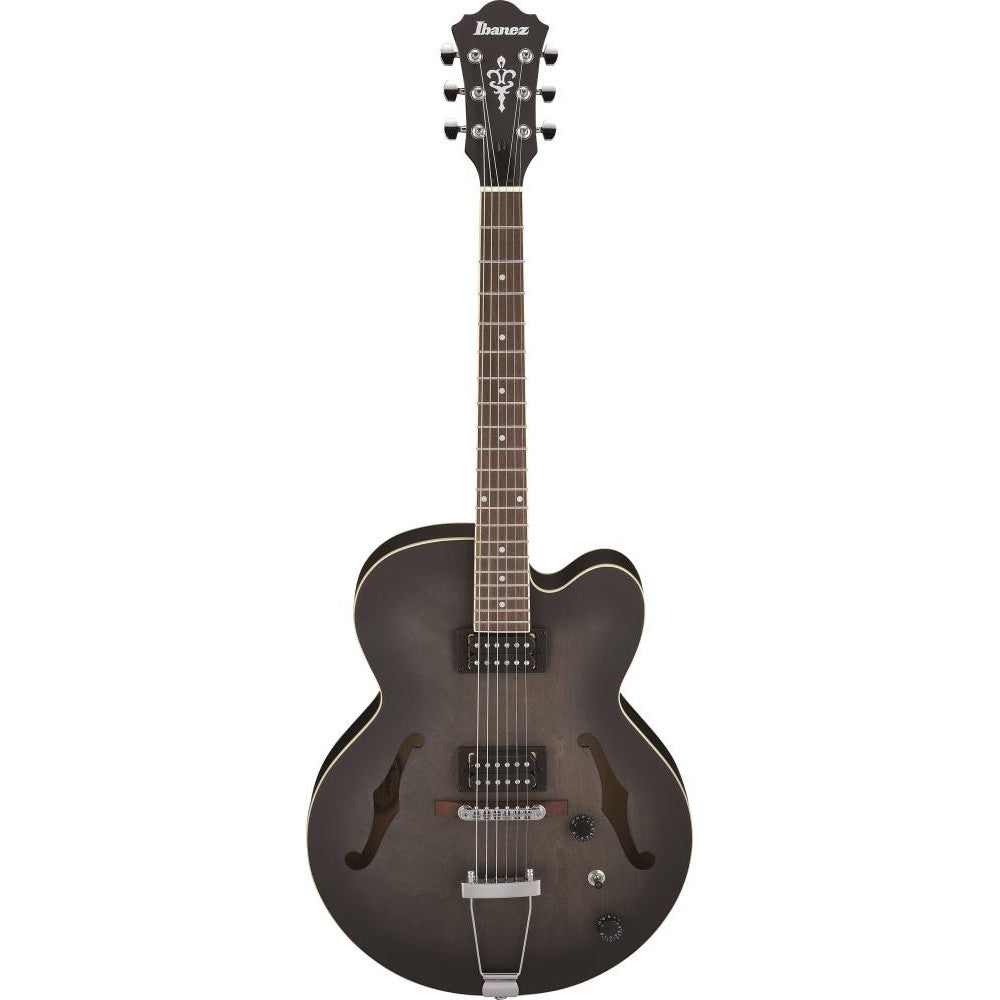 Ibanez AF55-TKF Artcore Hollow Body Electric Guitar - Trans Black Flat