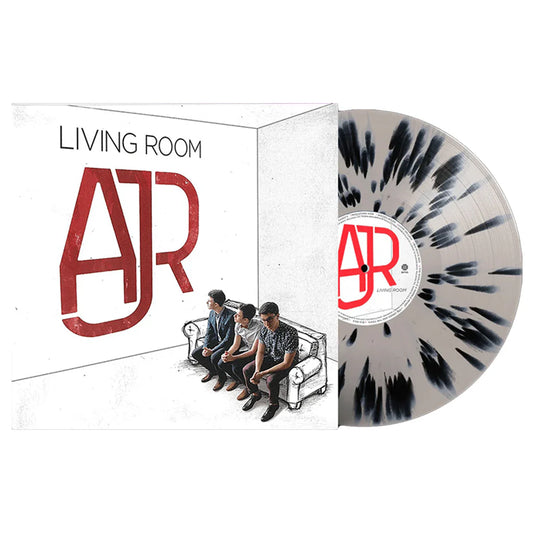 AJR - Living Room Vinyl record and cover for 'Living Room' by AJR with a tie-dye design.
