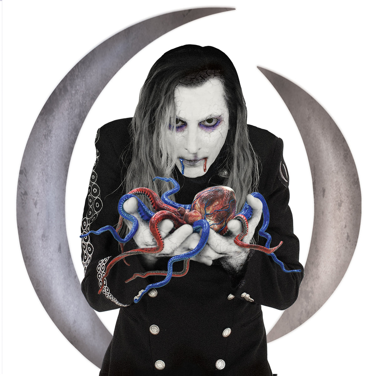 A Perfect Circle - Eat The Elephant (White w/ Red & Blue Splatter) Vinyl