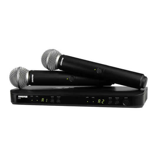 Shure BLX288UK/SM58 Wireless Dual Vocal System with Dual SM58 Microphones