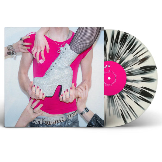 SLAG Vinyl record with a colorful sleeve featuring a person holding a pink and gray object, and 'Wax and Beans' branding.
