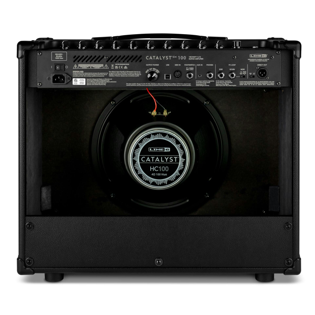 Line 6 Catalyst CX100 Guitar Combo Amplifier Back