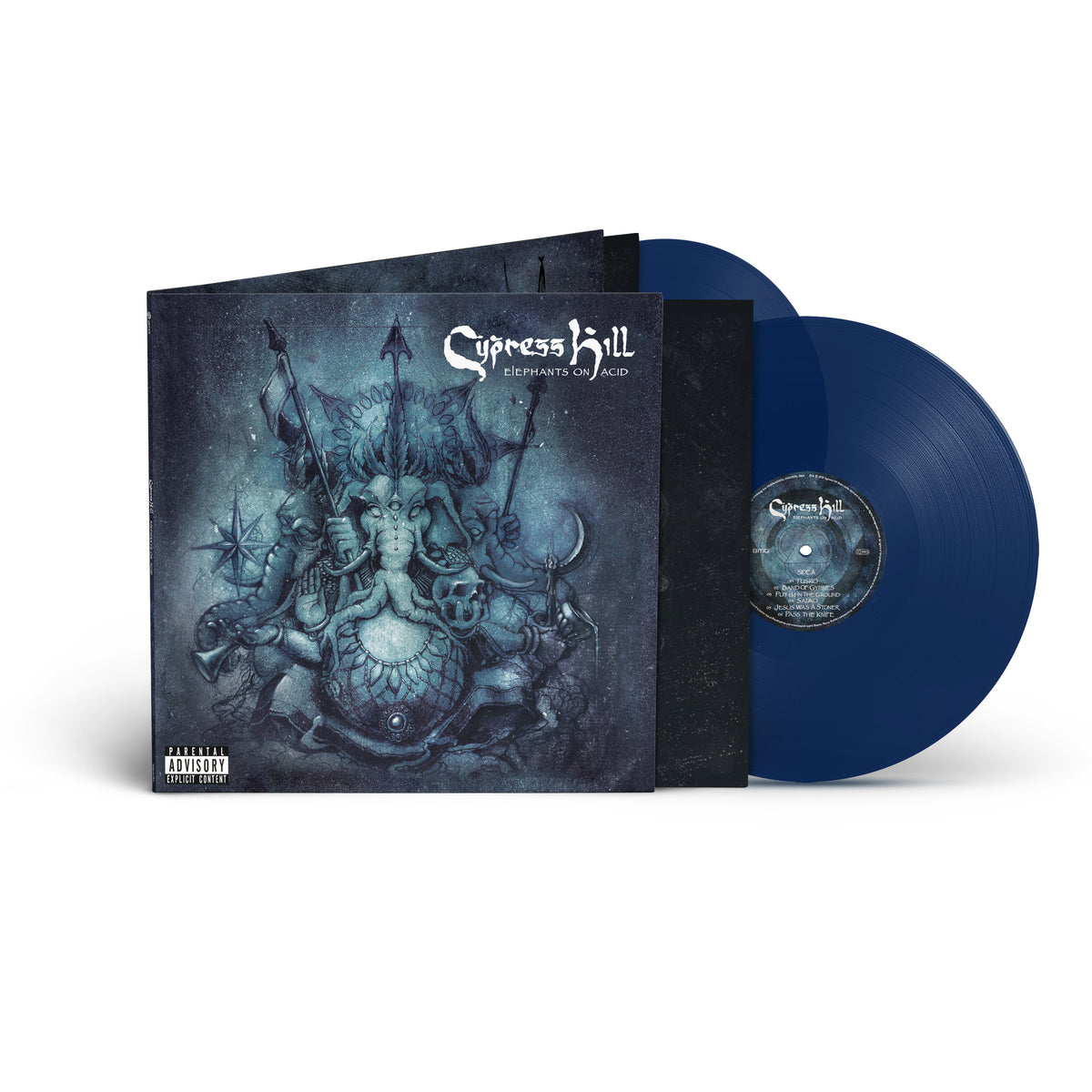 Cypress Hill - Elephants on Acid (Transparent Dark Blue) Vinyl