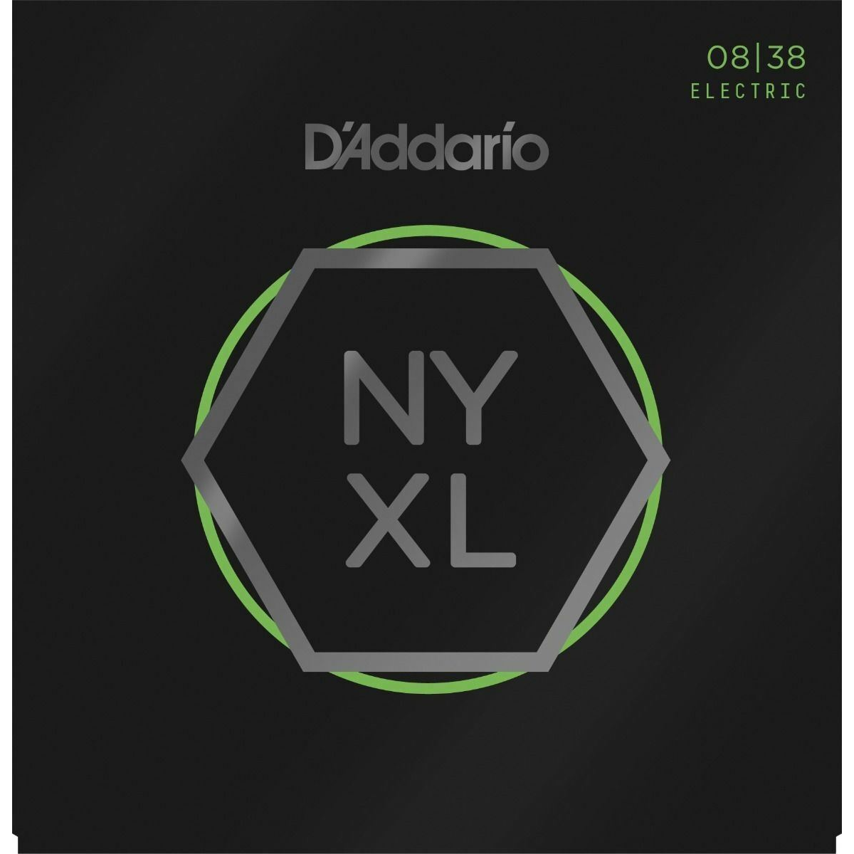 D'Addario NYXL0838 Nickel Wound Electric Guitar Strings - Extra Super Light 8-38
