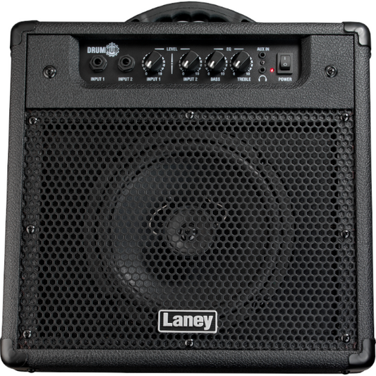 Laney DH40 Personal Drum Monitor 40w front view with controls and speaker grille for electronic drumming performance.