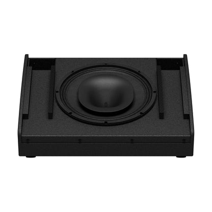 Yamaha DHR12M Black subwoofer on a white background