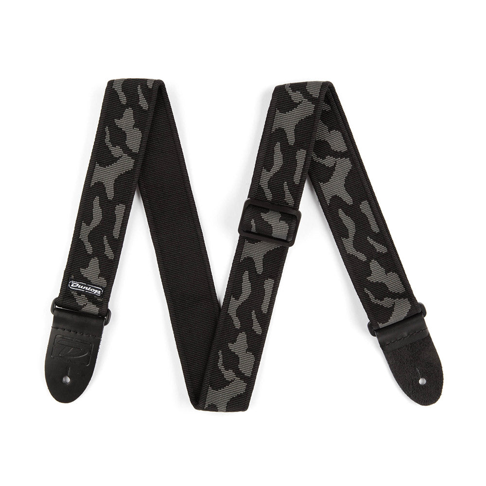 Dunlop Strap - D38-10GY Cammo Grey