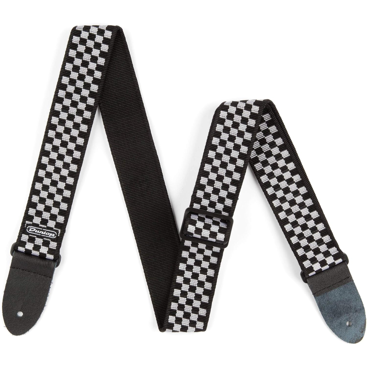 Dunlop Strap - D38-31BK Black & White Check