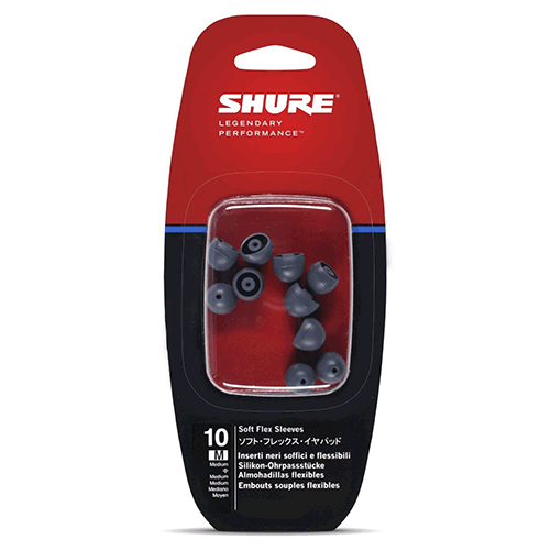 Shure EASFX1-10M Grey Soft Flex Sleeves - Medium