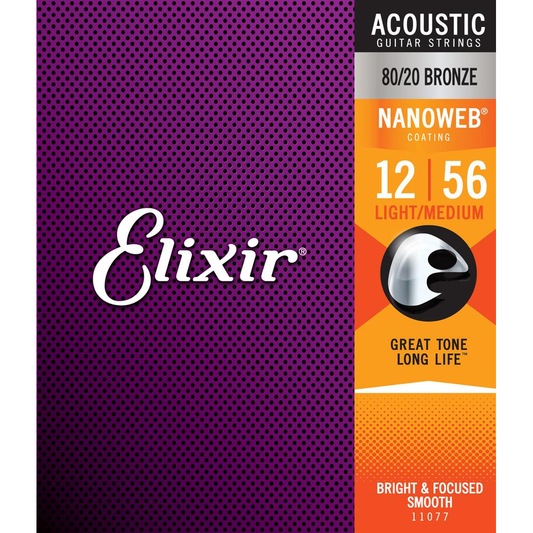Elixir Nano 80/20 Acoustic Light/Medium 12-56