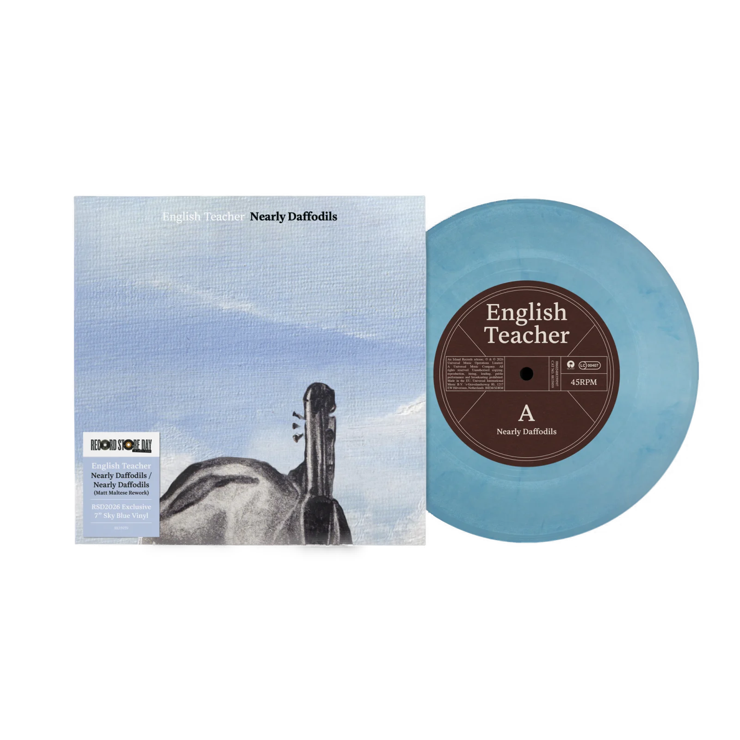 English Teacher - Nearly Daffodils / Nearly Daffodils (Matt Maltese Rework) (Sky Blue) Vinyl RSD26 Open