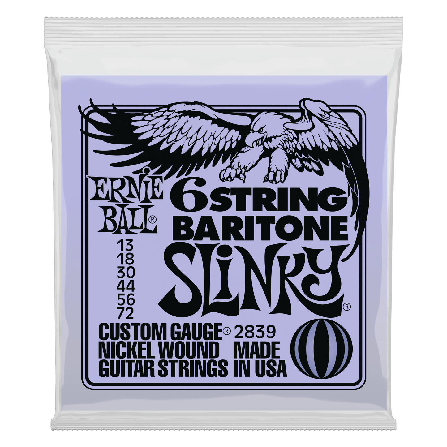 Ernie Ball Baritone 6 Strings - 13-72