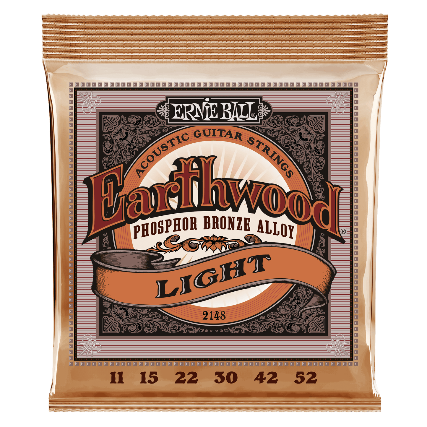 Ernie Ball Earthwood Phosphor Bronze Light - 11-52