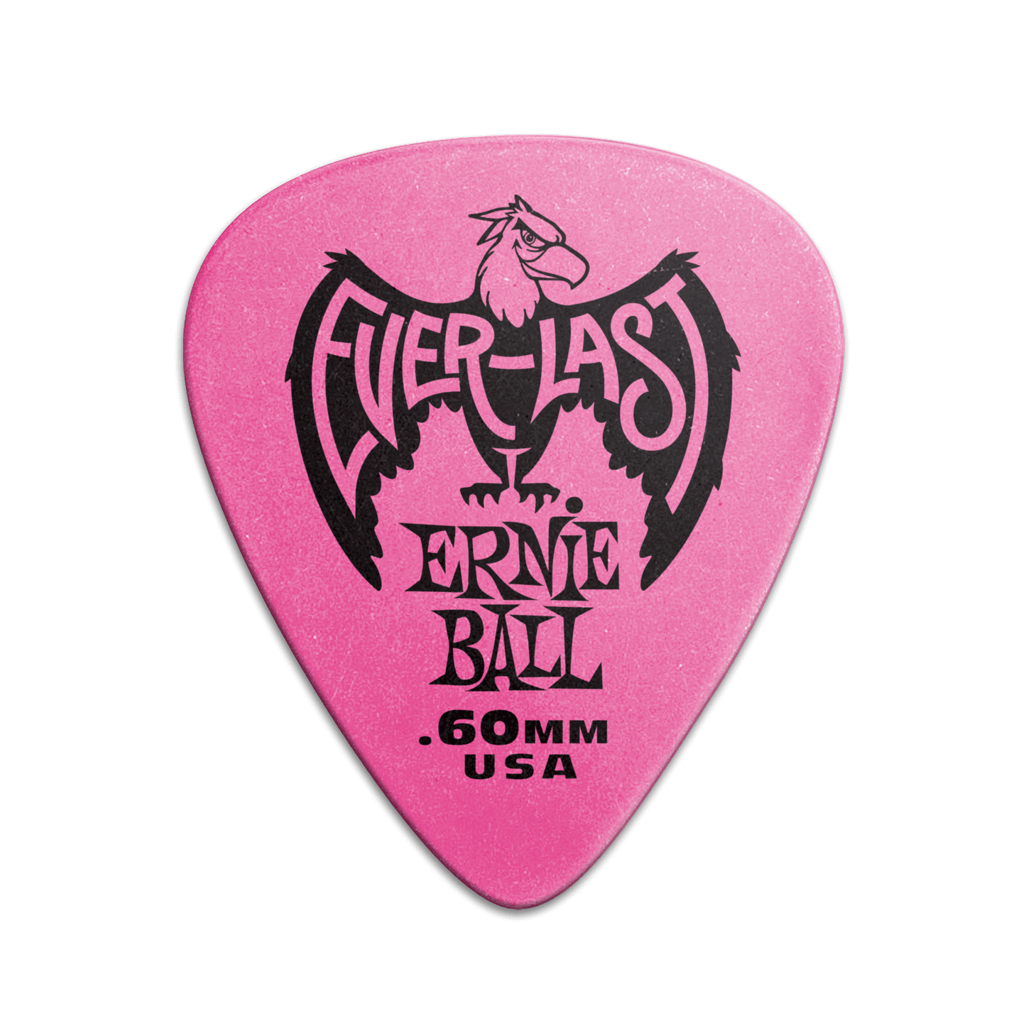 Ernie Ball Everlast Picks Pink - 0.60mm (12 Pack)