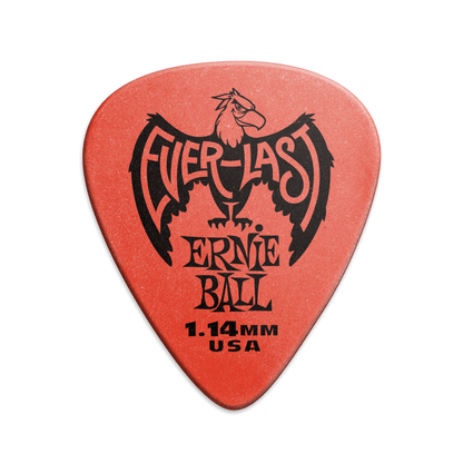 Ernie Ball Everlast Picks Red - 1.14mm (12 Pack)
