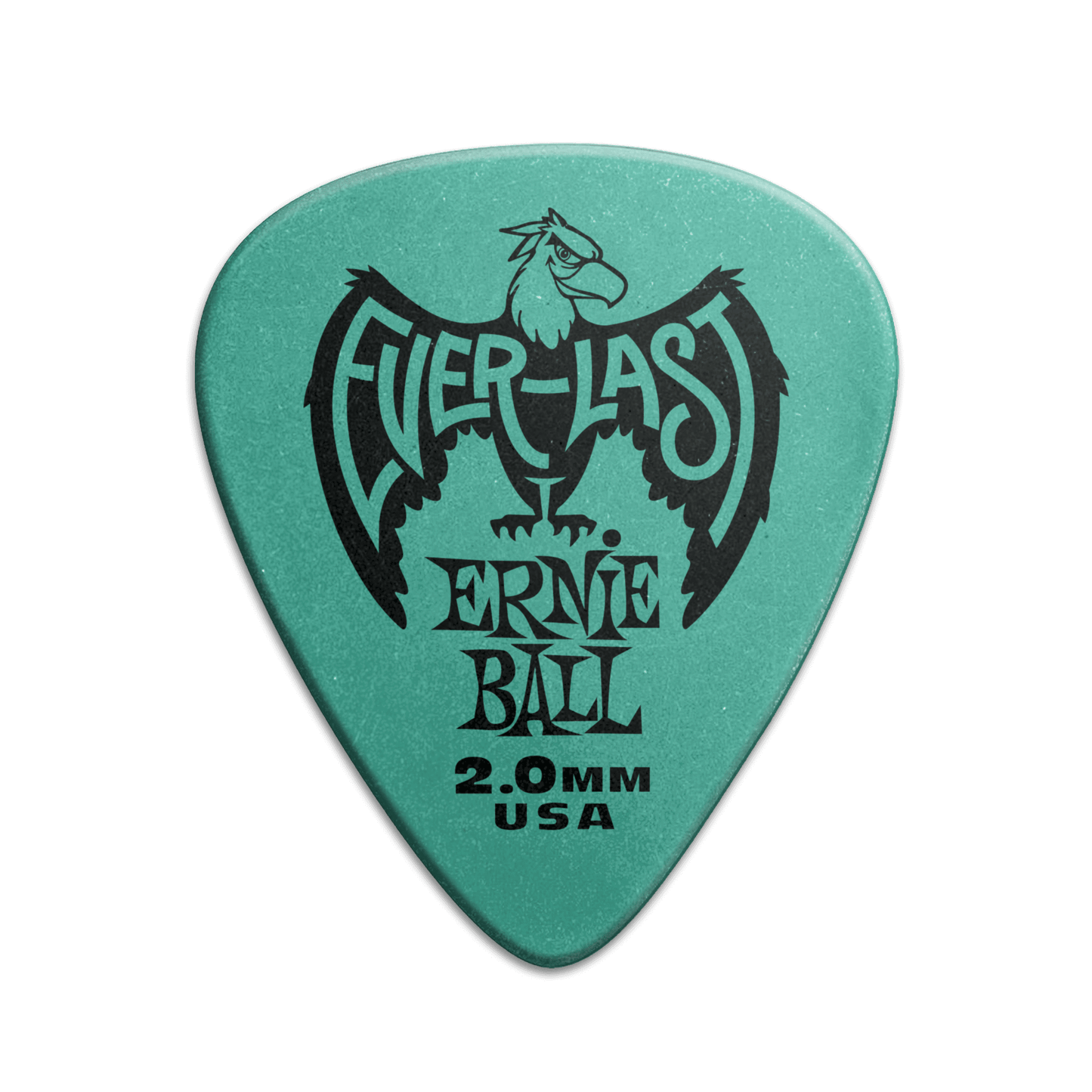 Ernie Ball Everlast Picks Teal - 2.00mm (12 Pack) Close