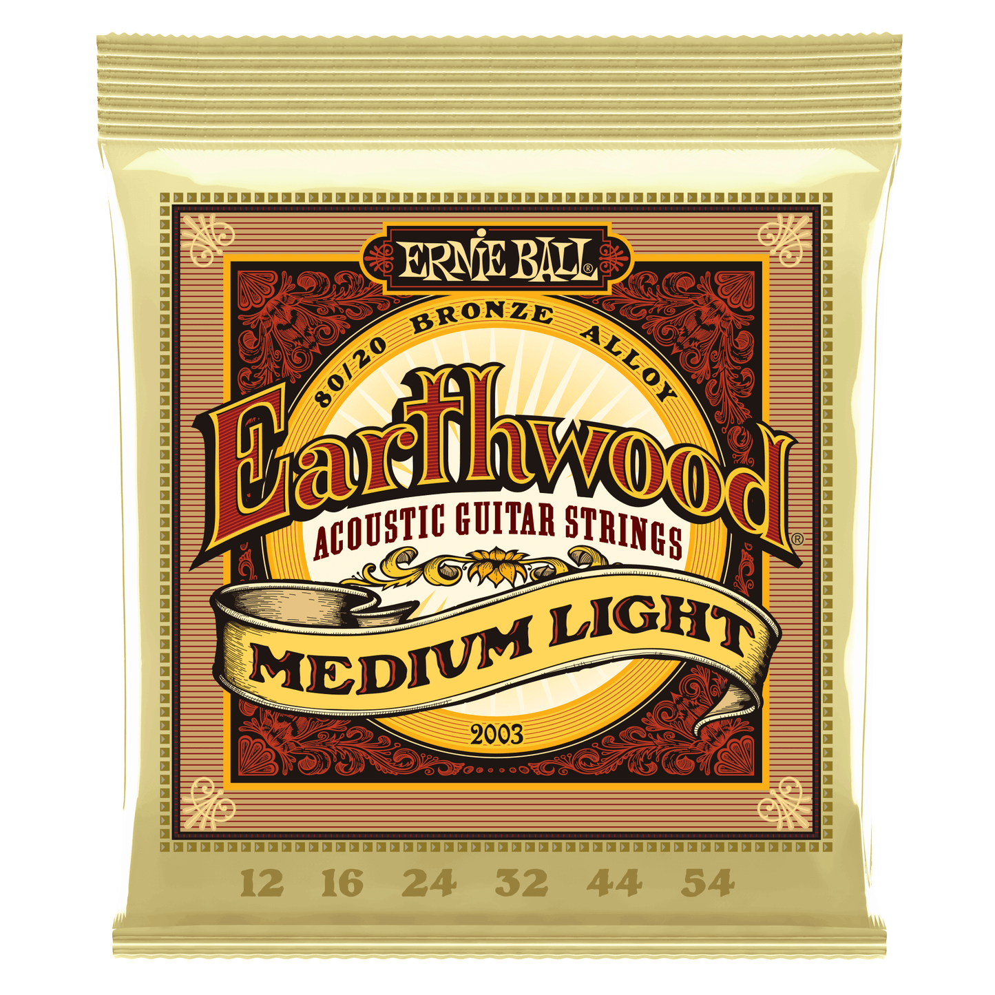Ernie Ball Earthwood 80/20 Bronze Medium/Light 12-54