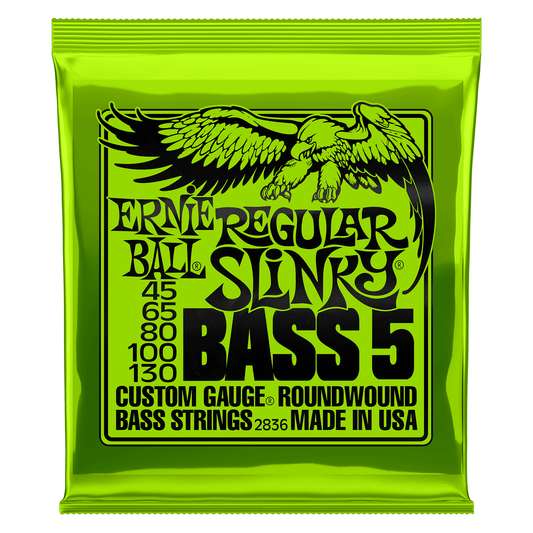 Ernie Ball Regular Slinky 5-String Bass 45-130