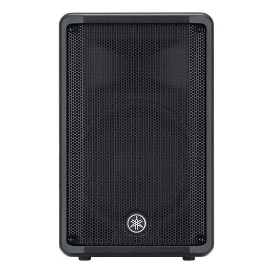 Yamaha DBR10 Black speaker with Yamaha logo on a white background
