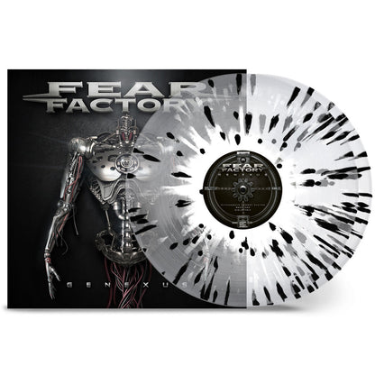 Fear Factory - Genexus (Limited Edition 1 of 2500 Crystal Clear w/ Black White Splatter) Vinyl