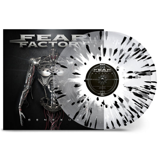 Fear Factory - Genexus (Limited Edition 1 of 2500 Crystal Clear w/ Black White Splatter) Vinyl